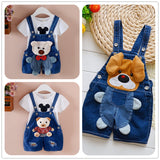 Baby Girl Shorts Summer Denim Jeans Overalls Pants