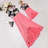 Family Matching Parent-child Digital Print Dress