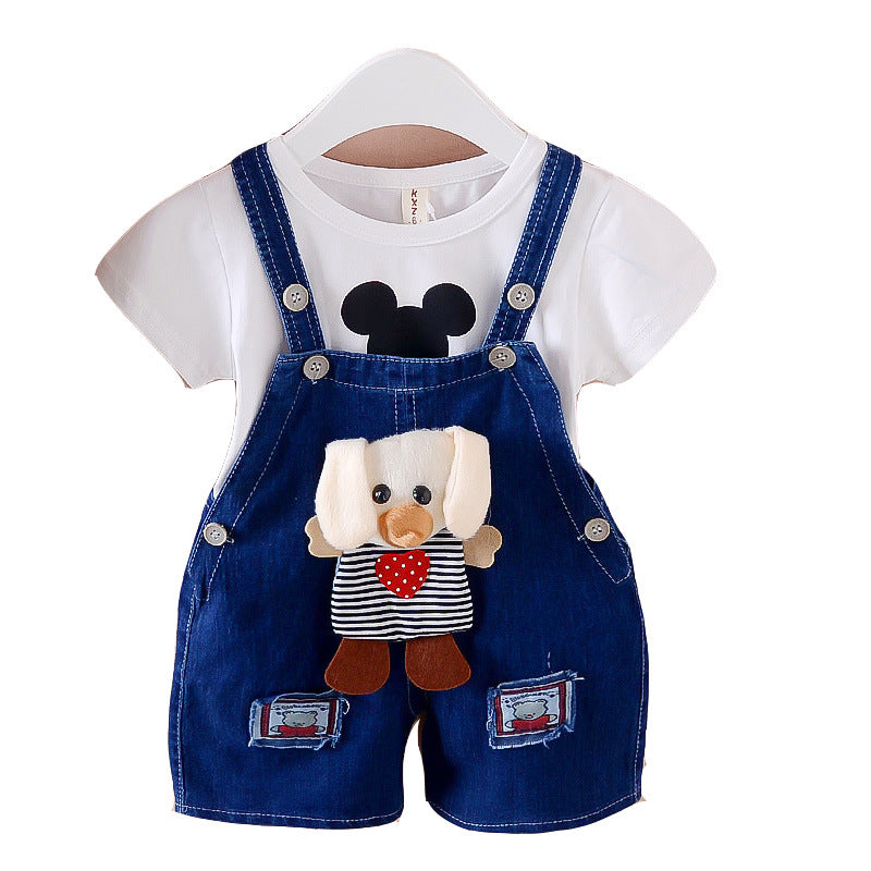 Baby Girl Shorts Summer Denim Jeans Overalls Pants