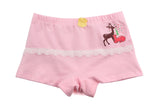 Kid Girl Cartoon Pattern Cotton Softwear Briefs Underwear 5 Packs