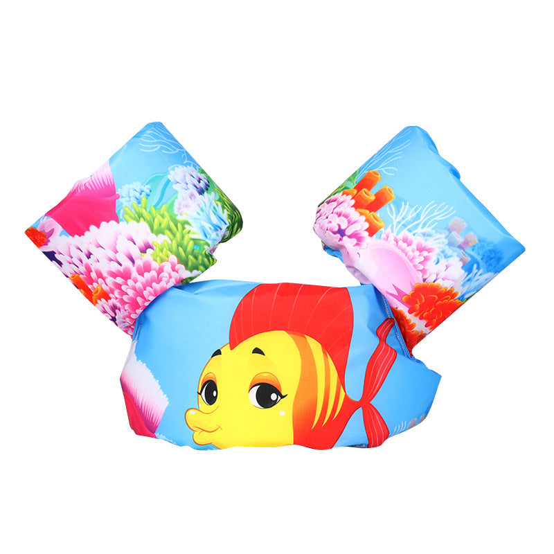 Kid Boy Girl Life Jackets Buoyancy Sleeves Vest Swimming Swimsuits