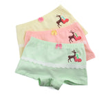 Kid Girl Cartoon Pattern Cotton Softwear Briefs Underwear 5 Packs