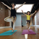 Family Matching Loose Dance Digital Printed Suit Yoga Pants