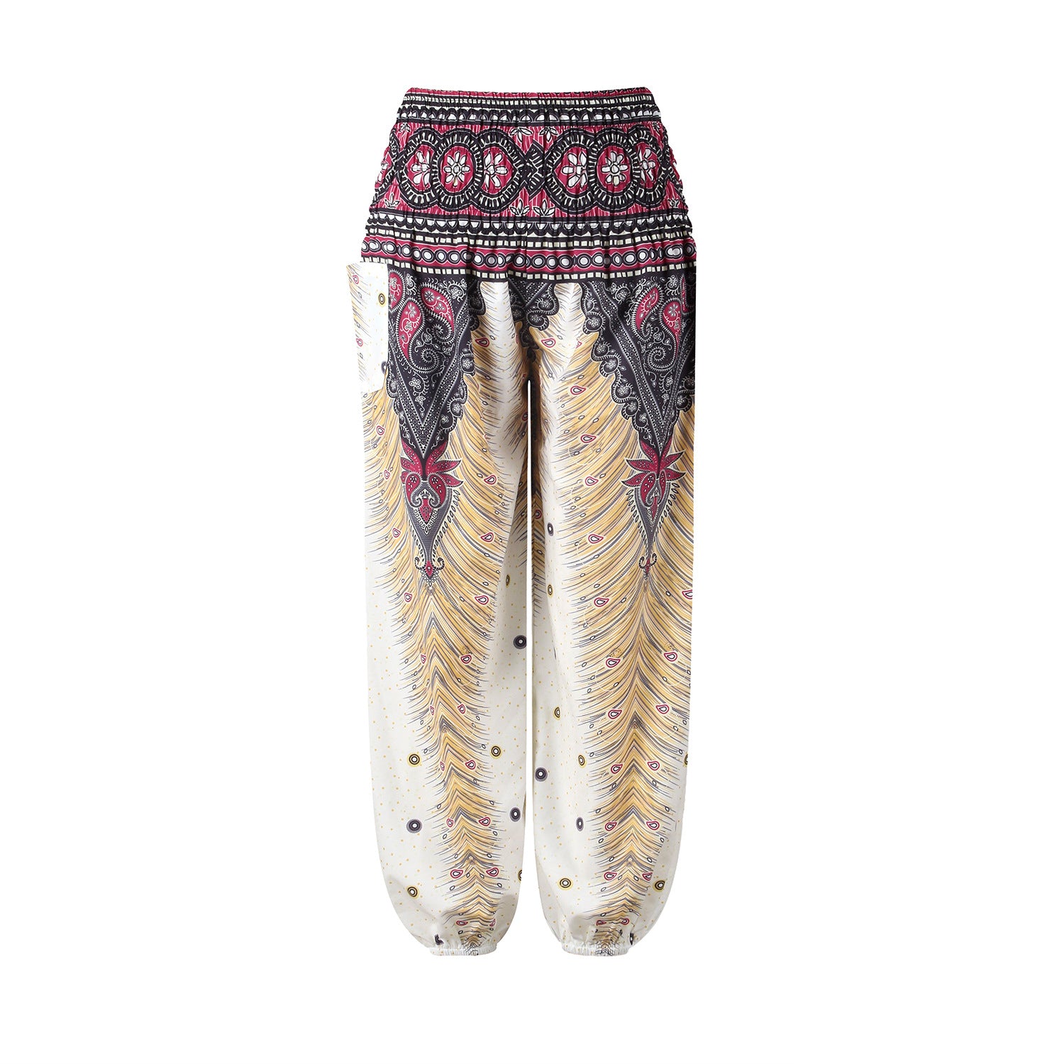Family Matching Loose Dance Digital Printed Suit Yoga Pants