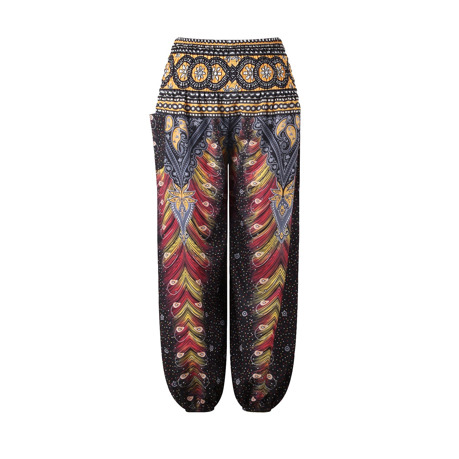 Family Matching Loose Dance Digital Printed Suit Yoga Pants