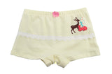 Kid Girl Cartoon Pattern Cotton Softwear Briefs Underwear 5 Packs