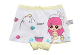Kid Girl Cartoon Pattern Cotton Softwear Briefs Underwear 5 Packs