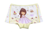Kid Girl Cartoon Pattern Cotton Softwear Briefs Underwear 5 Packs