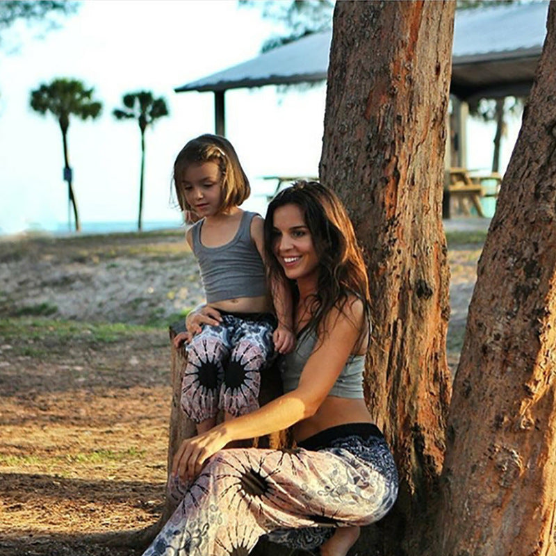 Family Matching Loose Hippy Yoga Trousers Harem Pants