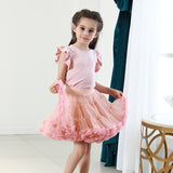 Kid Baby Girl Princess Convex Super Fluffy Mesh Skirts