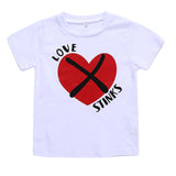Boys Sets Outfit Love Heart Valentine Plaid 2 Pcs
