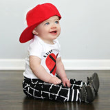 Boys Sets Outfit Love Heart Valentine Plaid 2 Pcs