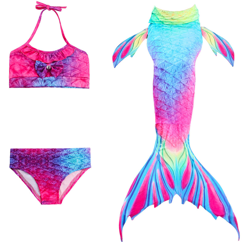 Kid Girl Mermaid Tail Costume Swimsuit