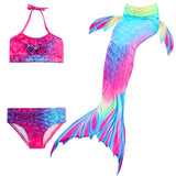 Kid Girl Mermaid Tail Costume Swimsuit