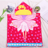 Kid Baby Cartoon Bath Towel Microfiber Hooded Beach Towel Pajamas