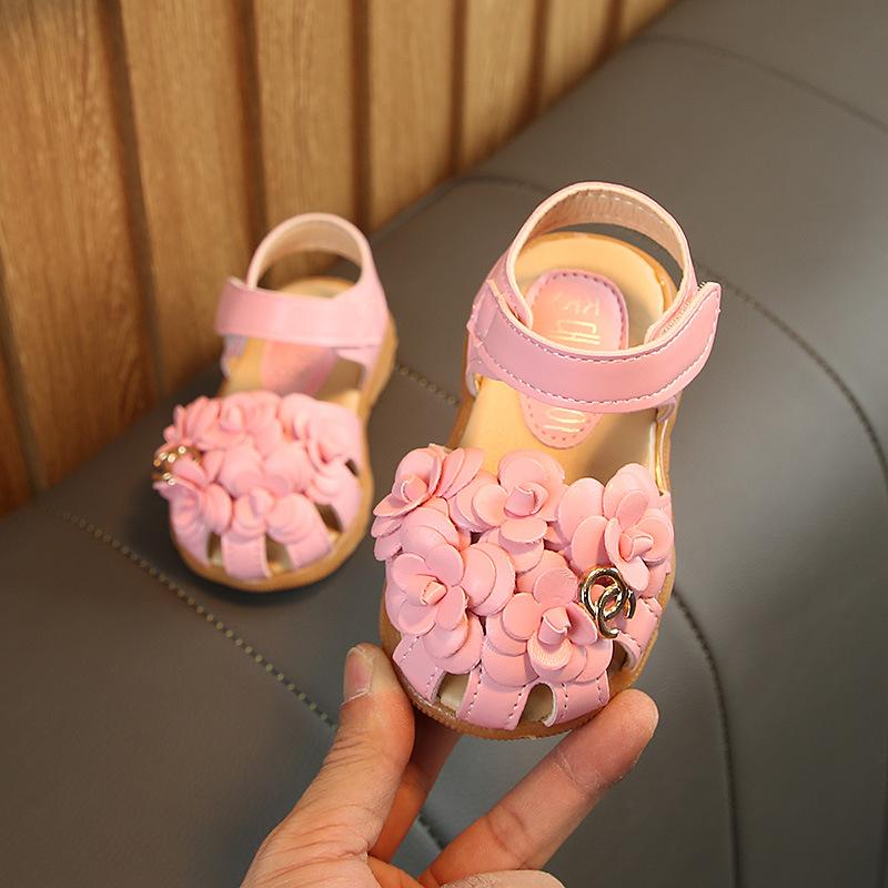 Baby Girl Flower Sandal Baby Princess Walking Shoes