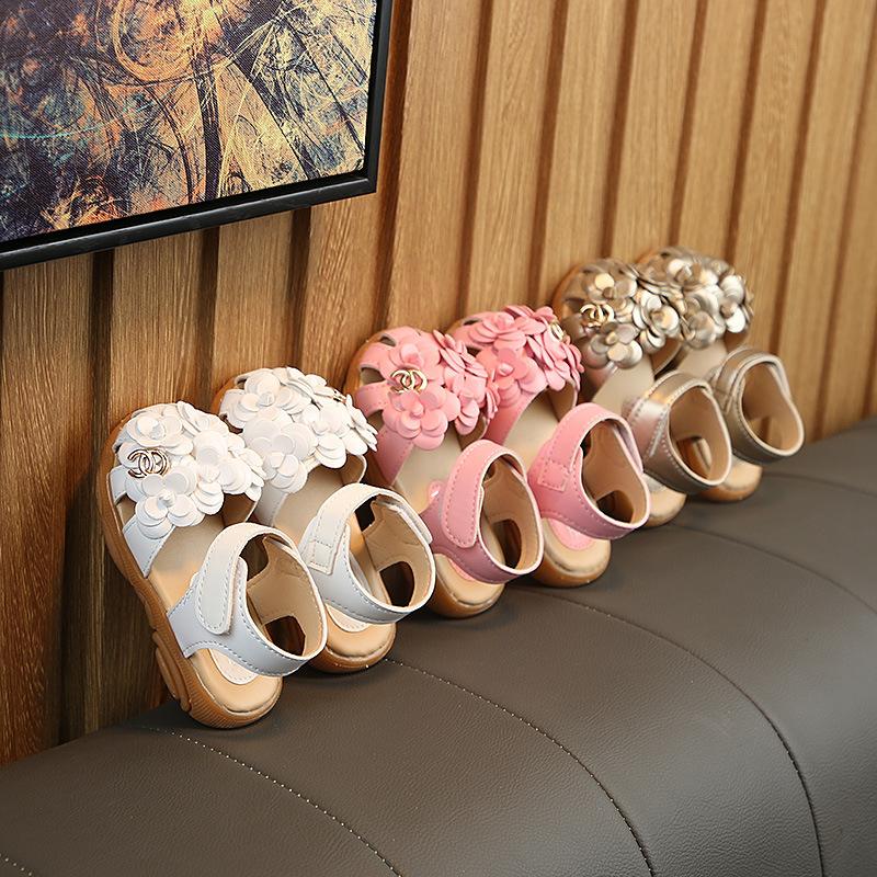 Baby Girl Flower Sandal Baby Princess Walking Shoes