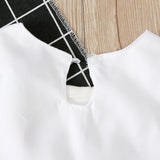 Baby Girls Dress Summer Fashion Sleeveless Bow Ins Dresses 2 Pcs