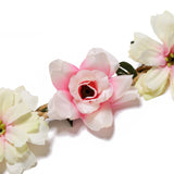 Kid Girl Headband Silk Flower Rose Wedding Photography Travel Headwear