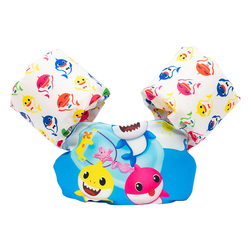Kid Boy Girl Life Jackets Buoyancy Sleeves Vest Swimming Swimsuits