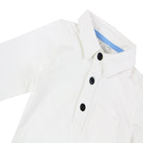 Baby Bib Suit  Cotton Long Sleeve Cute Formal 3 Pcs Set