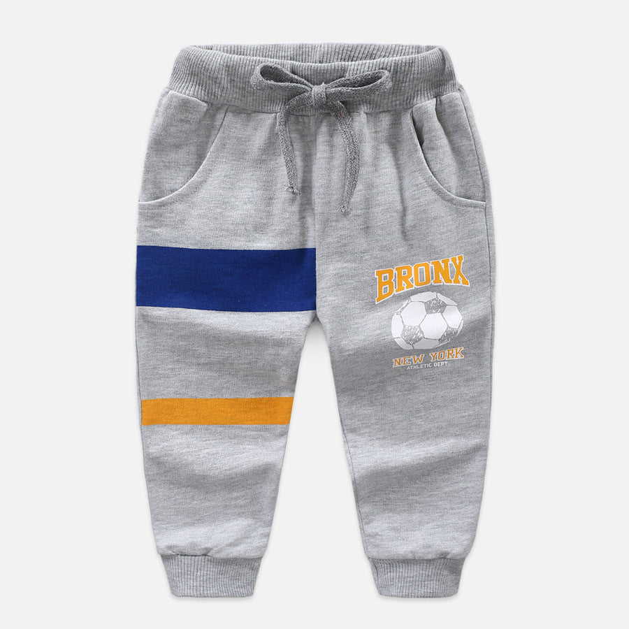 Kid Baby Boy Sports Spring Winter Loose Pants