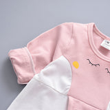 New Baby Cartoon Elephant Casual 3D Cotton Jumpsuit Romper High Quality