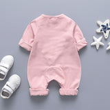 New Baby Cartoon Elephant Casual 3D Cotton Jumpsuit Romper High Quality