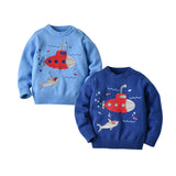 Kid Baby Boy Fashion Submarine Ins Sweater