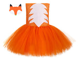 Kid Baby Girls Easter Tutu Fox Animal Cartoon Birthday Dresses