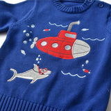 Kid Baby Boy Fashion Submarine Ins Sweater