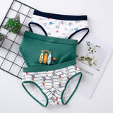 Kid Baby Boy Underwear Cotton Briefs Print 3 Packs