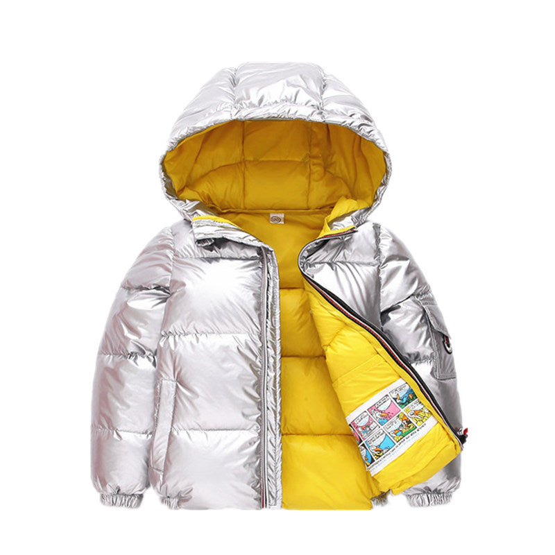 Kid Boy Down Cotton Jacket Thickened Autumn Winter Coats