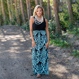 Family Matching Mother Daughter Printed Short Sleeve Dresses