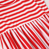Family Matching Parent-child Mother-daughter Stripe Dresses