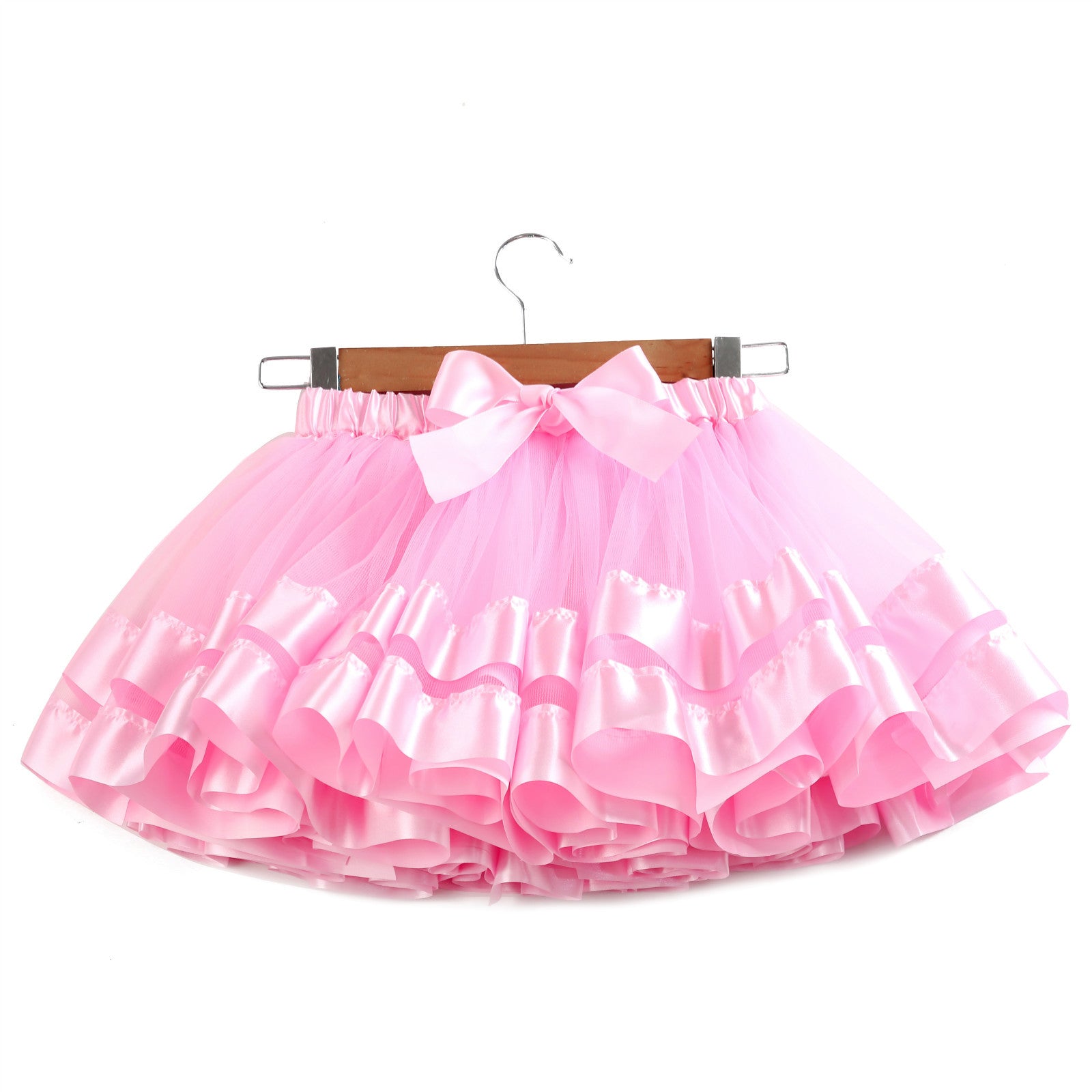 Kid Baby Girl Colorful Princess Lining Mesh Rainbow Skirts