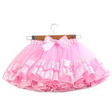 Kid Baby Girl Colorful Princess Lining Mesh Rainbow Skirts