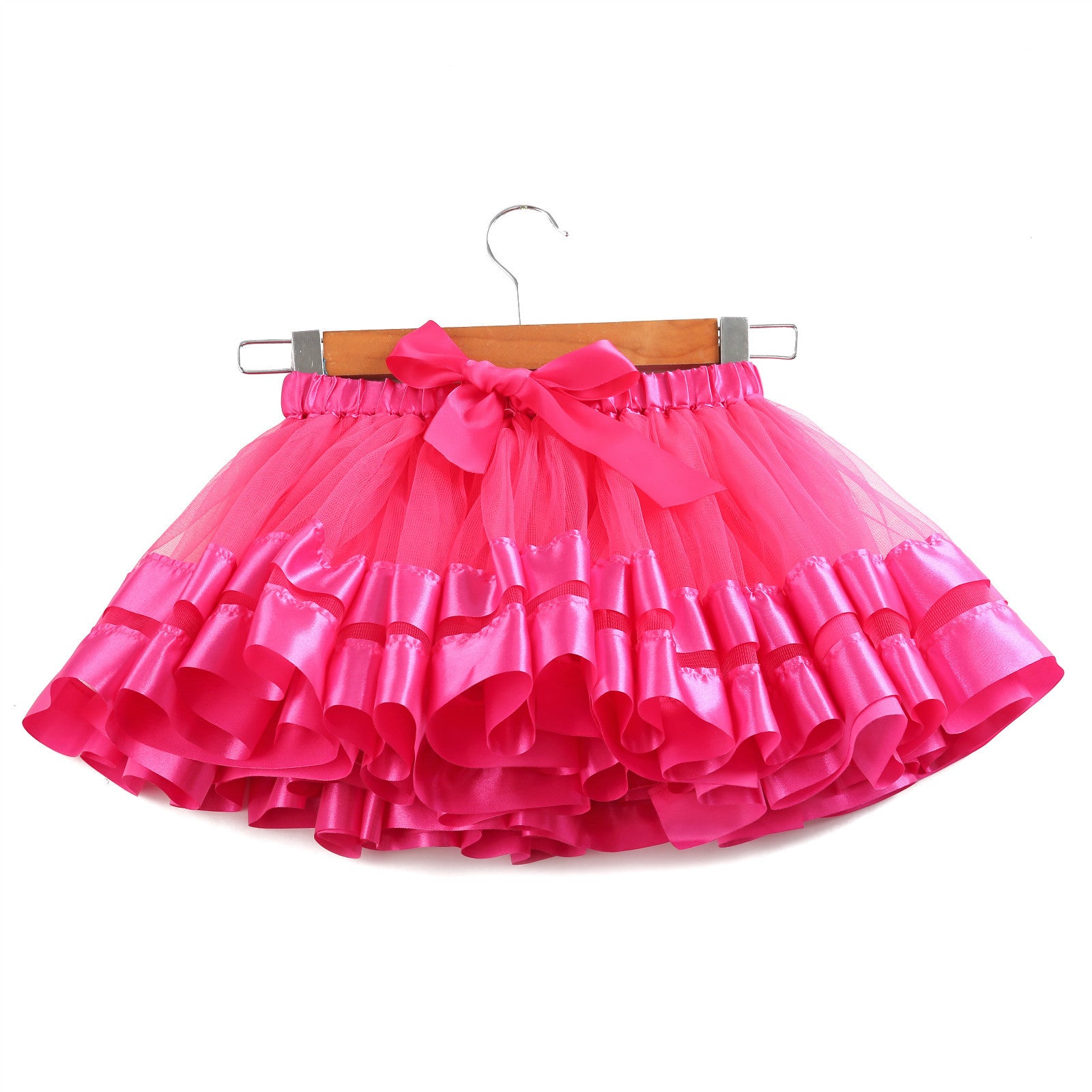 Kid Baby Girl Colorful Princess Lining Mesh Rainbow Skirts