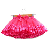 Kid Baby Girl Colorful Princess Lining Mesh Rainbow Skirts