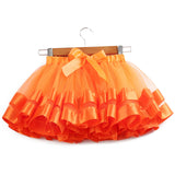 Kid Baby Girl Colorful Princess Lining Mesh Rainbow Skirts