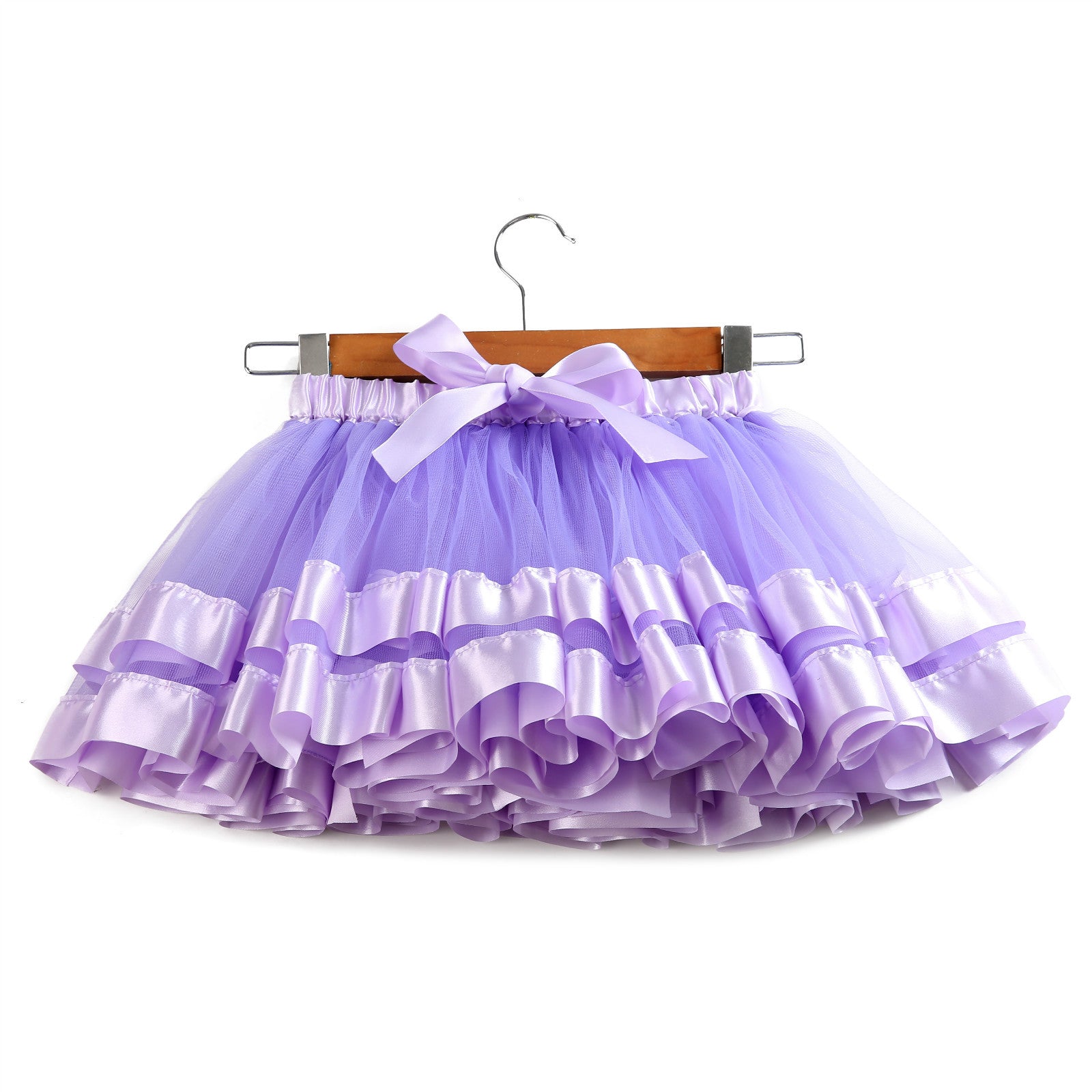Kid Baby Girl Colorful Princess Lining Mesh Rainbow Skirts