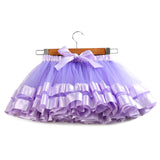 Kid Baby Girl Colorful Princess Lining Mesh Rainbow Skirts