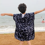 Kid Baby Cotton Baby Bath Towel Poncho Beach Hodded Towel Quick Dry Cloak Pajamas