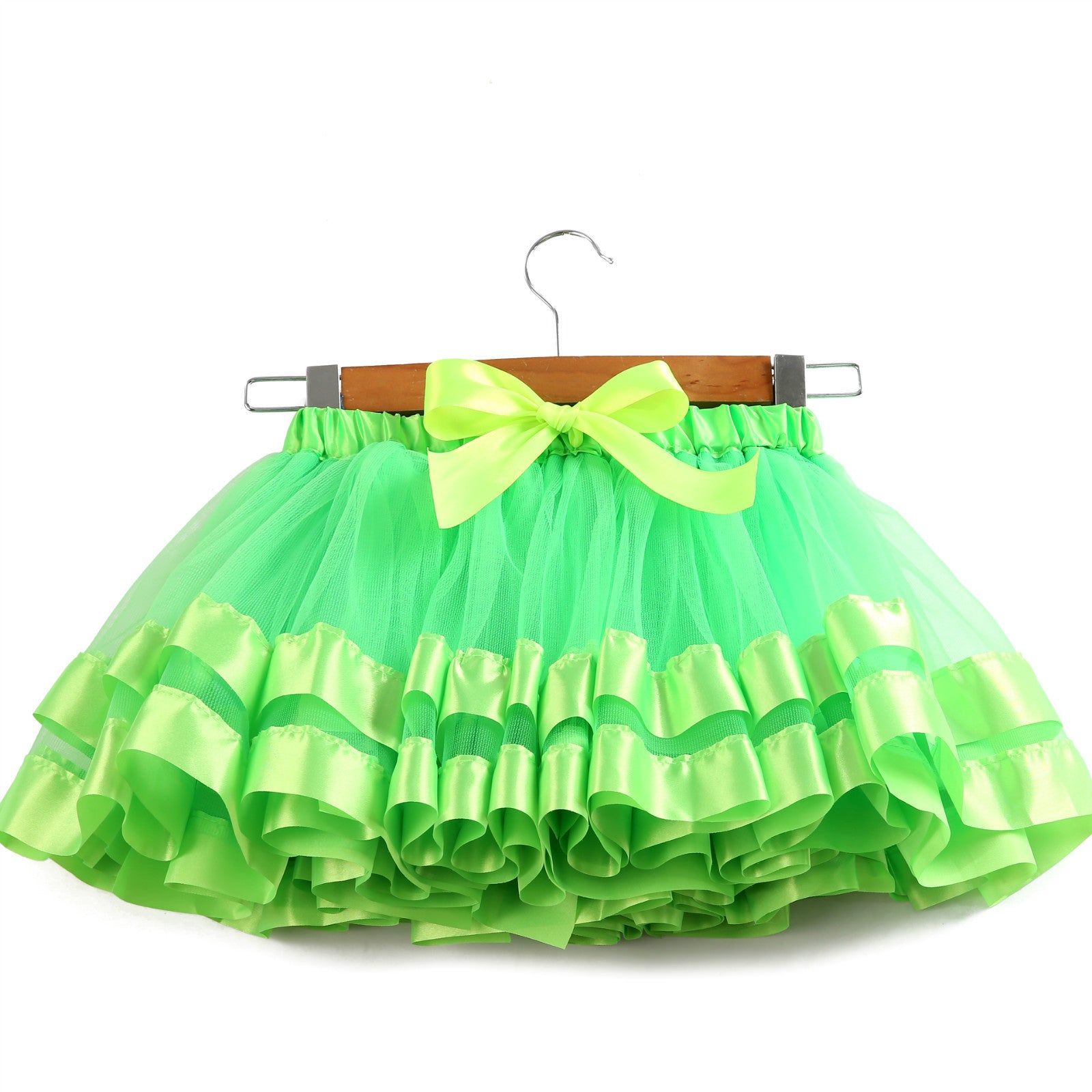 Kid Baby Girl Colorful Princess Lining Mesh Rainbow Skirts