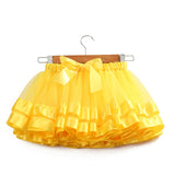 Kid Baby Girl Colorful Princess Lining Mesh Rainbow Skirts