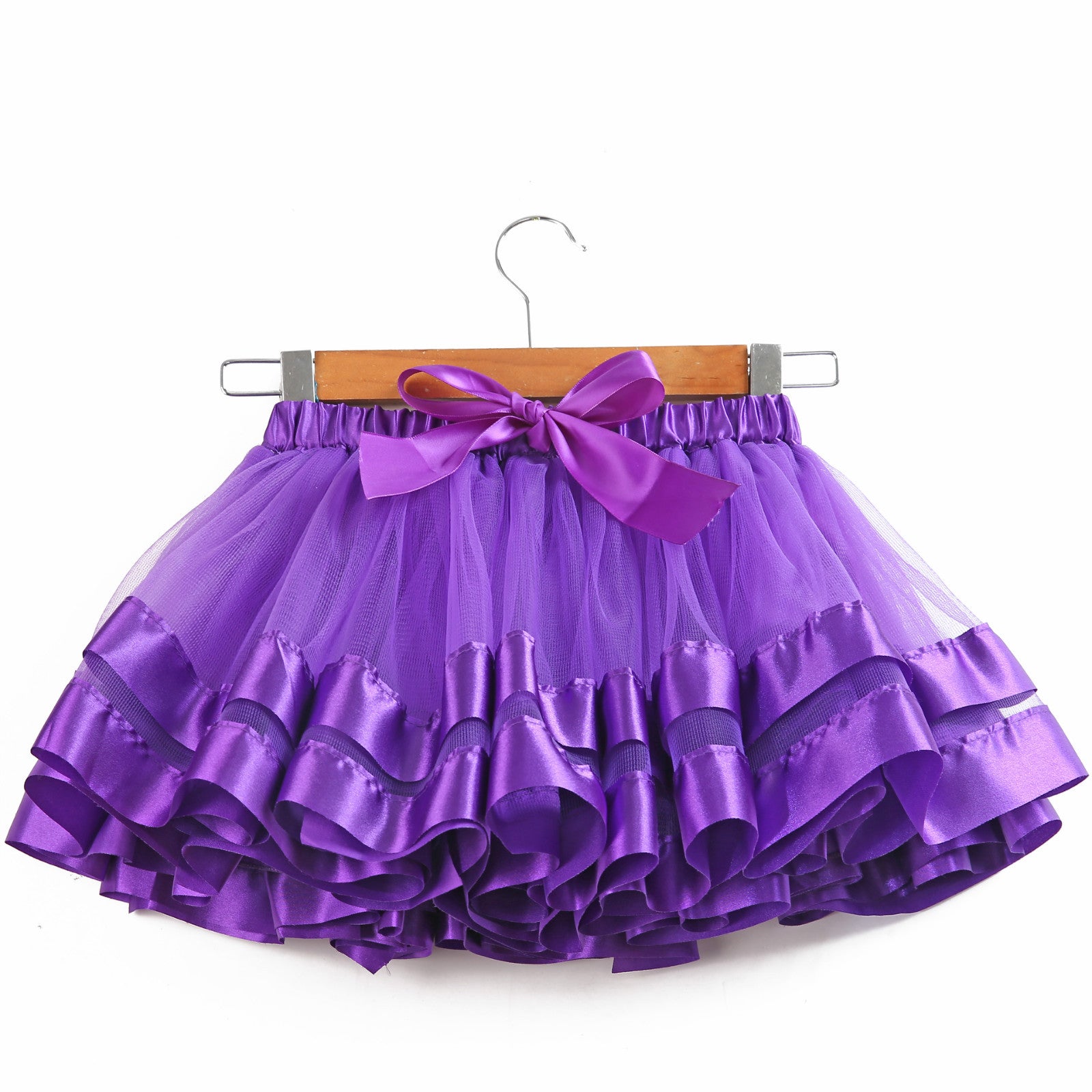 Kid Baby Girl Colorful Princess Lining Mesh Rainbow Skirts