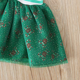 Kids Girl Spring Long Sleeve Striped Fashion Christmas Dresses