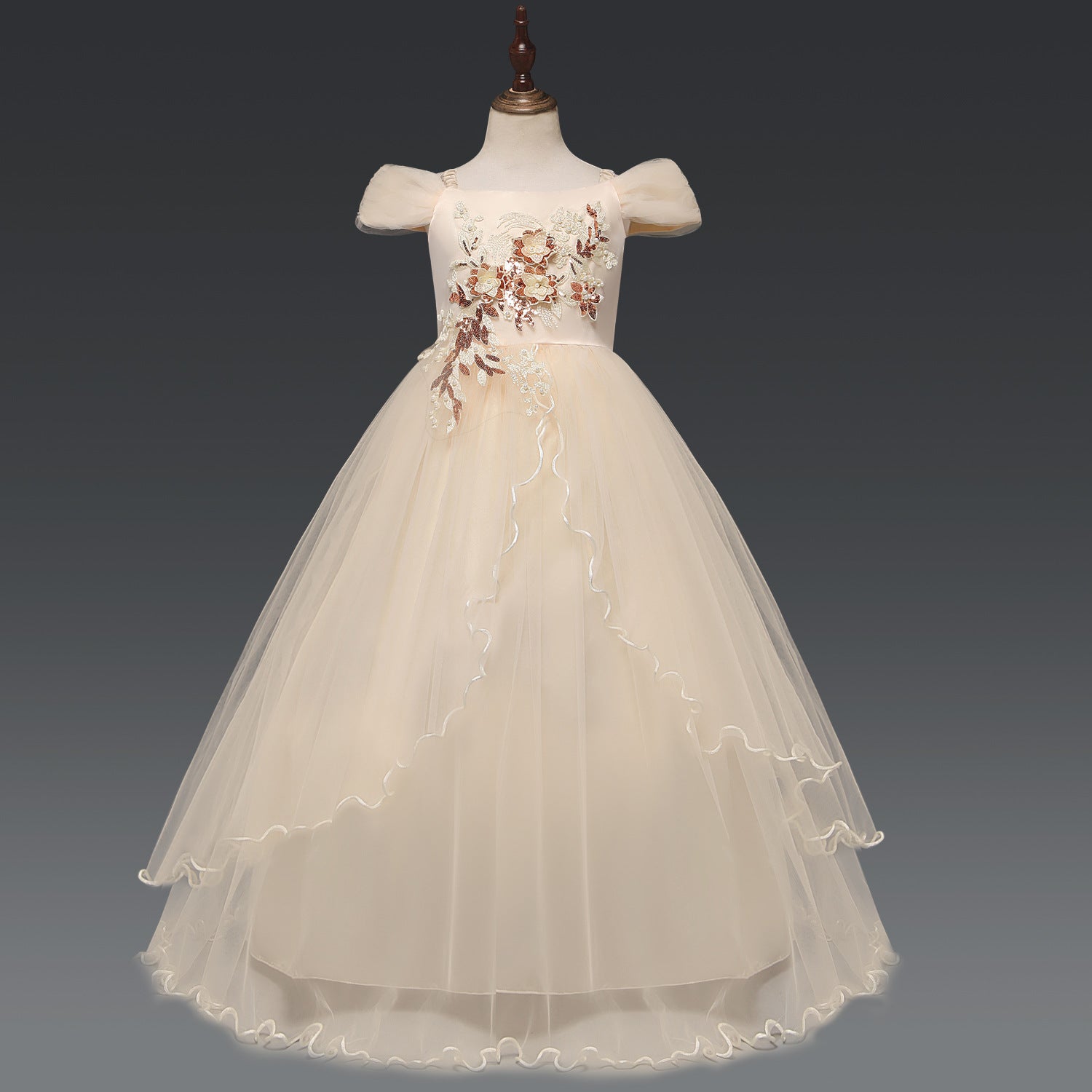 Kid Baby Girl Full Princess Strap Party Dresses