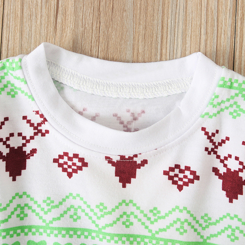 Baby Girl Christmas Elk Ins 2 Pcs Sets