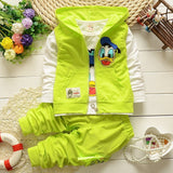 Kid Baby Boys Girls Set Cartoon Donald Duck 3 Pcs Set